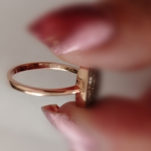 Genuine Champagne diamond ring. - Picture 4 of 6